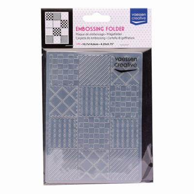 Vaessen Creative Embossing Folder - Quiltblöcke